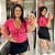 Blusa Leide Pink Plus Size - Imagem 1