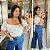 Cropped Manga Vip Branco Plus Size - Imagem 1