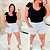 Cropped Alça Babado Preto Plus Size - Imagem 3