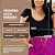 Cropped Alça Babado Preto Plus Size - Imagem 2