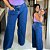 Calça Jeans FF Ingrid Wide Leg Escura Plus Size - Imagem 1
