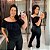 Cropped Tule Joana Preto Plus Size - Imagem 1