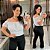 Cropped Tule Joana Branco Plus Size - Imagem 1