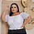 Cropped Tule Joana Branco Plus Size - Imagem 4