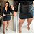 Short Saia Fivela Laiane Preto Plus Size - Imagem 2
