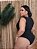 Body Decote Alana Fivela Preto Plus Size - Imagem 5