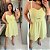 Vestido Curto Hadassa Amarelo Plus Size - Imagem 3