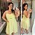 Vestido Curto Hadassa Amarelo Plus Size - Imagem 1