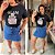 T shirt Algodão Dior Preta Plus Size - Imagem 3