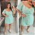 Conjunto Vip Sabrina Verde Estampado Plus Size - Imagem 2
