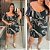 Conjunto Vip Sabrina Preto Estampado Plus Size - Imagem 2