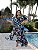 Conjunto Cindy Estampado Preto e Azul Plus Size - Imagem 3