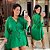 Chemise Mullet 3/4 Tainara Verde Bandeira Plus Size - Imagem 1