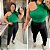 Blusa Canelada Nula Verde Bandeira Plus Size - Imagem 3