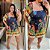 Macaquinho Farm Preto Estampado Plus Size - Imagem 3
