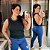 Regata Ribana Tatiana Preto Plus Size - Imagem 1