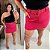 Short Saia Talita Malha Pop Pink Plus Size - Imagem 3