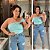 Body Fivela Cecilia Verde Plus Size - Imagem 1