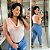Body Babado Zaya Rosa BB Plus Size - Imagem 1