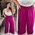 Calça Pantalona Sueli Fúcsia Plus Size - Imagem 3
