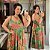 Vestido Grazy Verde Estampado Plus Size - Imagem 1