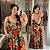 Vestido Grazy Preto Estampado Plus Size - Imagem 1