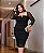 Vestido Tule Dayana Aro V Preto Plus Size - Imagem 3