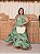 Vestido Cristiane Laço Verde Estampado Plus Size - Imagem 3