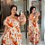 Vestido Anastasia Ciganinha Tropical Laranja Plus Size - Imagem 1