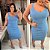 Vestido Modal Angeline Azul BB Plus Size - Imagem 3