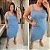 Vestido Modal Alina Azul BB Plus Size - Imagem 2