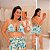 Biquíni com Short Perla Estampado Conchas Plus Size - Imagem 1