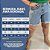 Bermuda Jeans Awa Bordada Plus Size - Imagem 2