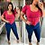 Blusa Corselet Manga Pink Plus Size - Imagem 3