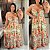 Vestido Aro Farm Branco Estampado Plus Size - Imagem 3