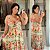 Vestido Aro Farm Branco Estampado Plus Size - Imagem 1