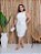 Vestido Fivela Ruth Branco Plus Size - Imagem 4