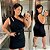 Vestido Fivela Ruth Preto Plus Size - Imagem 1
