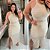 Vestido Longo Modal Ariel Bege Plus Size - Imagem 3