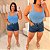 Top Alça Modal Azul Claro Plus Size - Imagem 3