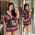 Macaquinho Marli Preto Estampado Plus Size - Imagem 1