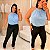Blusa Gola Duna Azul BB Plus Size - Imagem 3