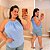 Blusa Gola Duna Azul BB Plus Size - Imagem 1