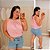 Blusa Gola Duna Rosa BB Plus Size - Imagem 1