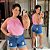 Blusa Gola Duna Rosa BB Plus Size - Imagem 1