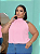 Blusa Gola Luísa Rosa Plus Size - Imagem 3
