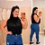 Blusa Gola Luísa Preta Plus Size - Imagem 1