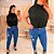 Blusa Gola Luísa Preta Plus Size - Imagem 2