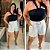 Blusa Cruzada Duna Preta Plus Size - Imagem 3