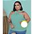 Blusa Cruzada Duna Branca Plus Size - Imagem 1